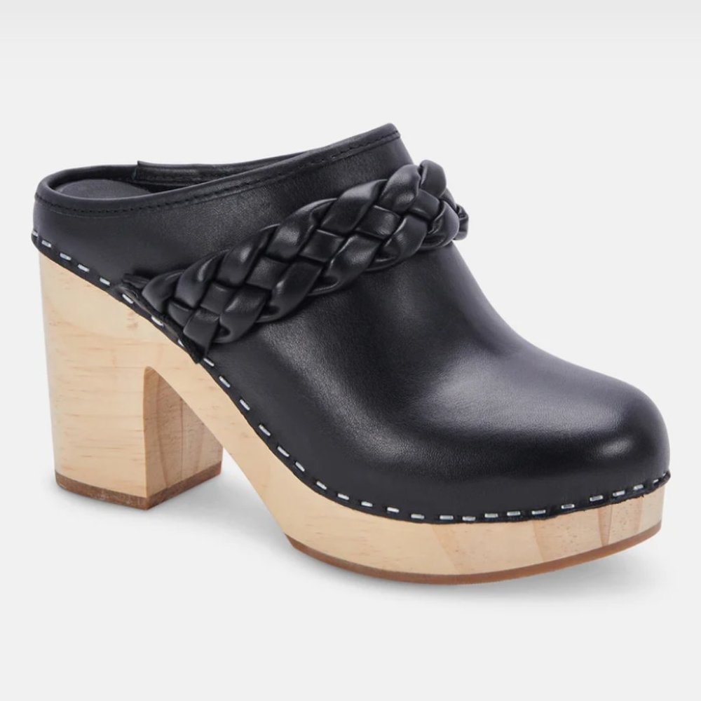 Like New Dolce Vita HIla Black Clog/Mules Sz 9